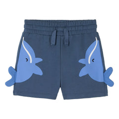 Stella McCartney Kids - Brief Whale Details | Blue