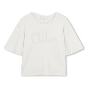 Chloé - Logo T-Shirt Organic cotton | White