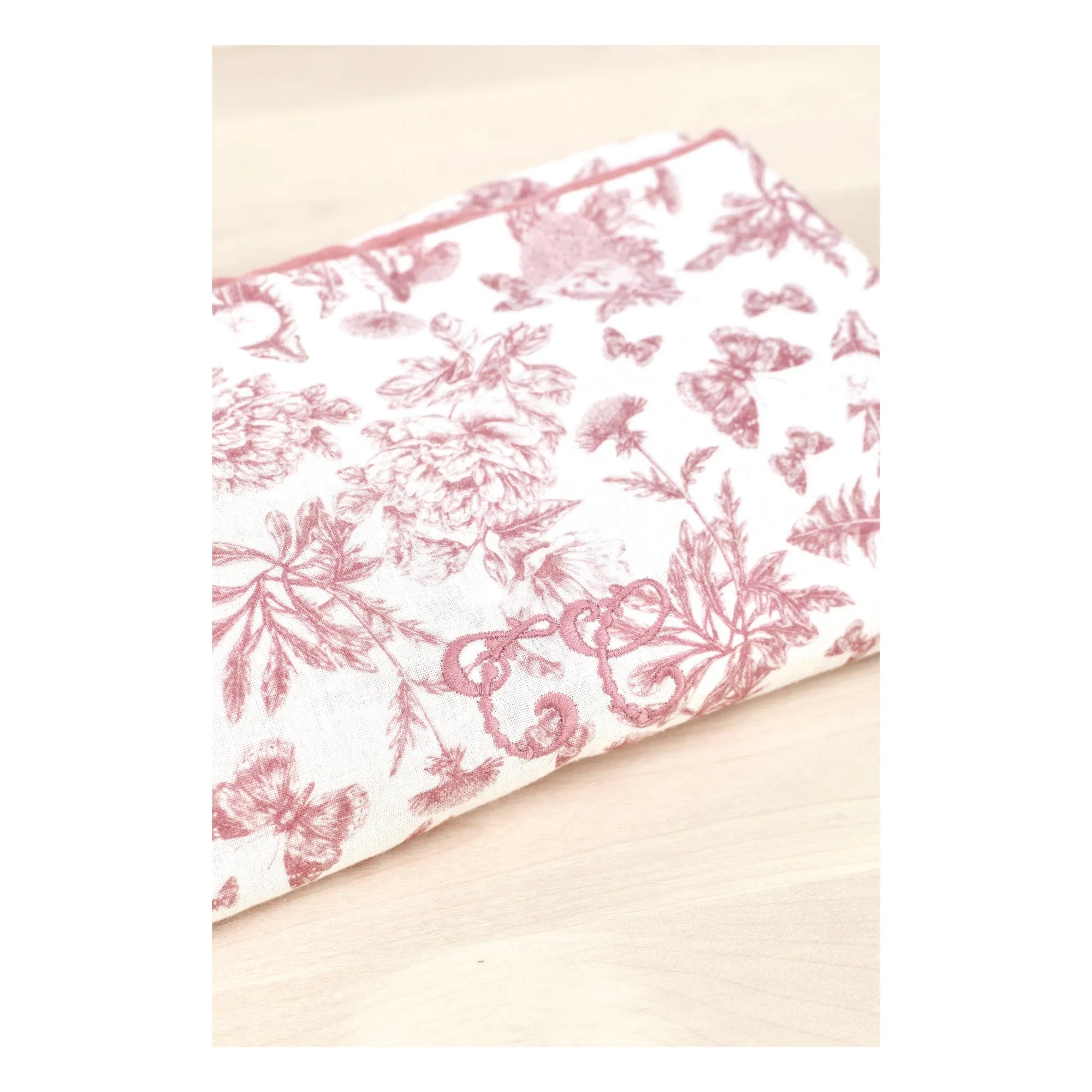 Tartine et Chocolat - Toile de Jouy Blanket | Peach