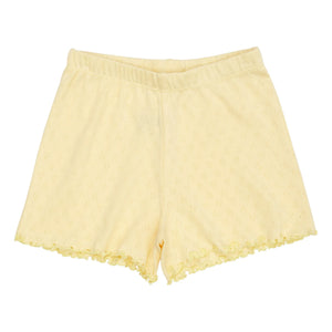 Copenhagen Colors - Kurzer Pointelle | Blassgelb