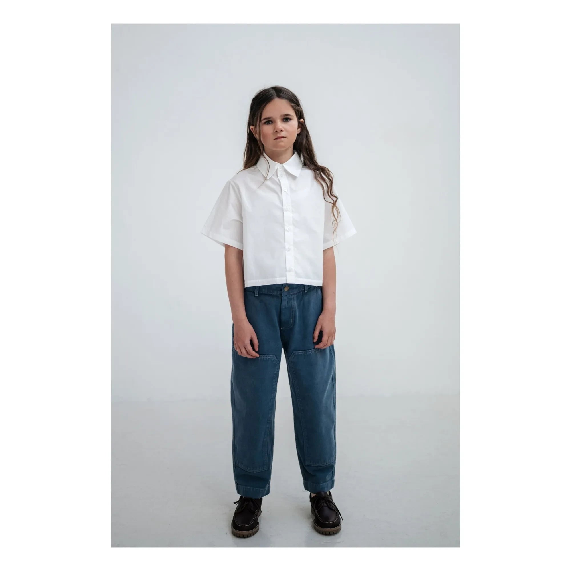 Repose AMS - Barrel Workwear Jeans aus Bio-Baumwolle | Blau