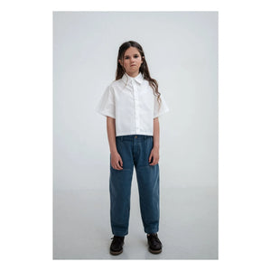 Repose AMS - Barrel Workwear Jeans aus Bio-Baumwolle | Blau