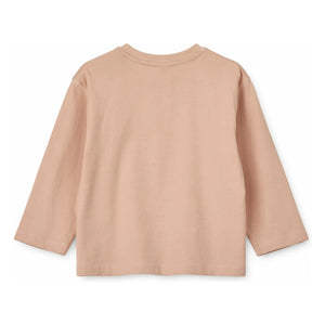 Liewood - Apia Rabbit Organic Cotton T-Shirt | Pink