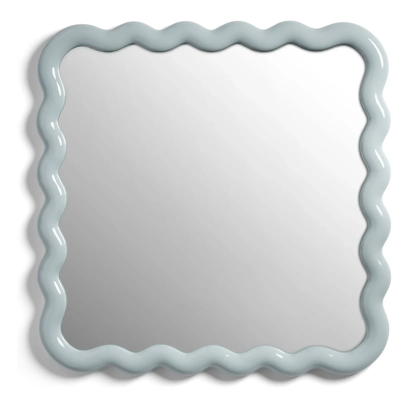 &Klevering - Zigzag Mirror | Light Blue