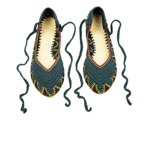 Kashura - High Seaweed Mavi Babetler | Peacock blue