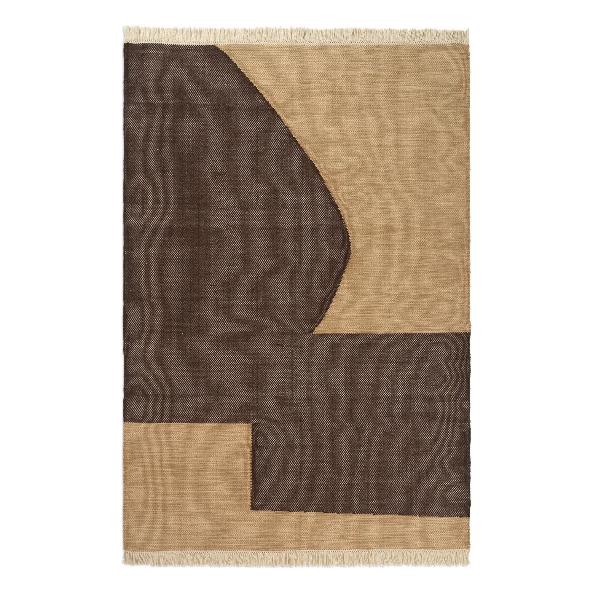 Ferm Living - Forene halı | Chocolate