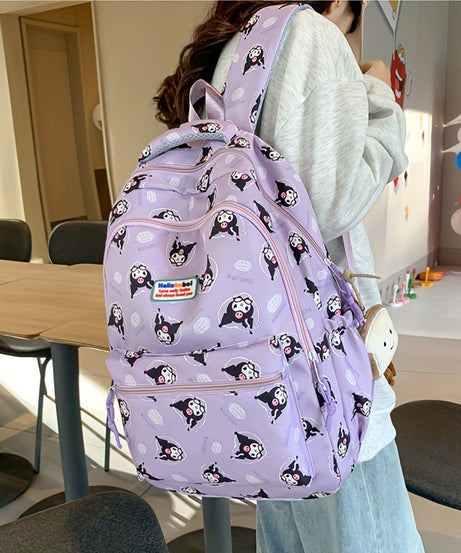 Sanrio - Kuromi Okul Sırt Çantası-Dinossi