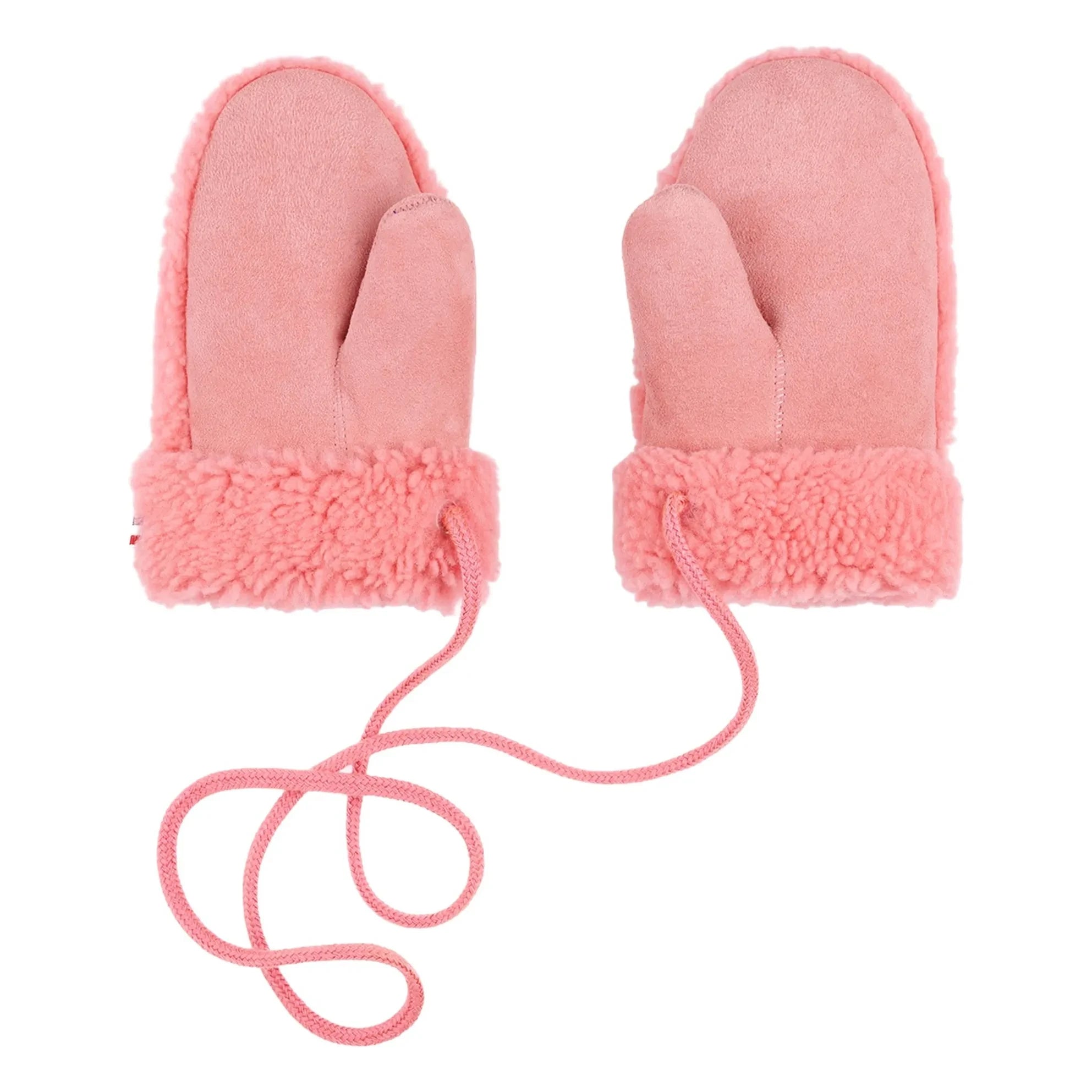 ILDA'S sheep - Teddy Shearling Merino Handschuhe - Kinderkollektion | Rosa