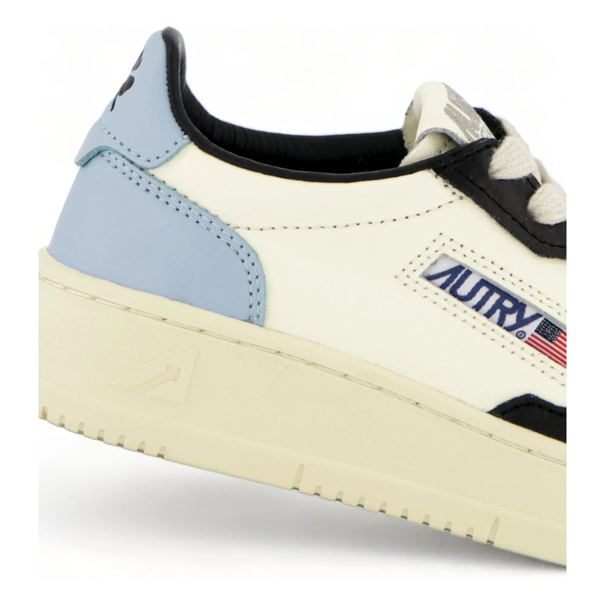 Autry - Medalist Low-Cut Two-Tone Leather Children's Sneakers | Blue