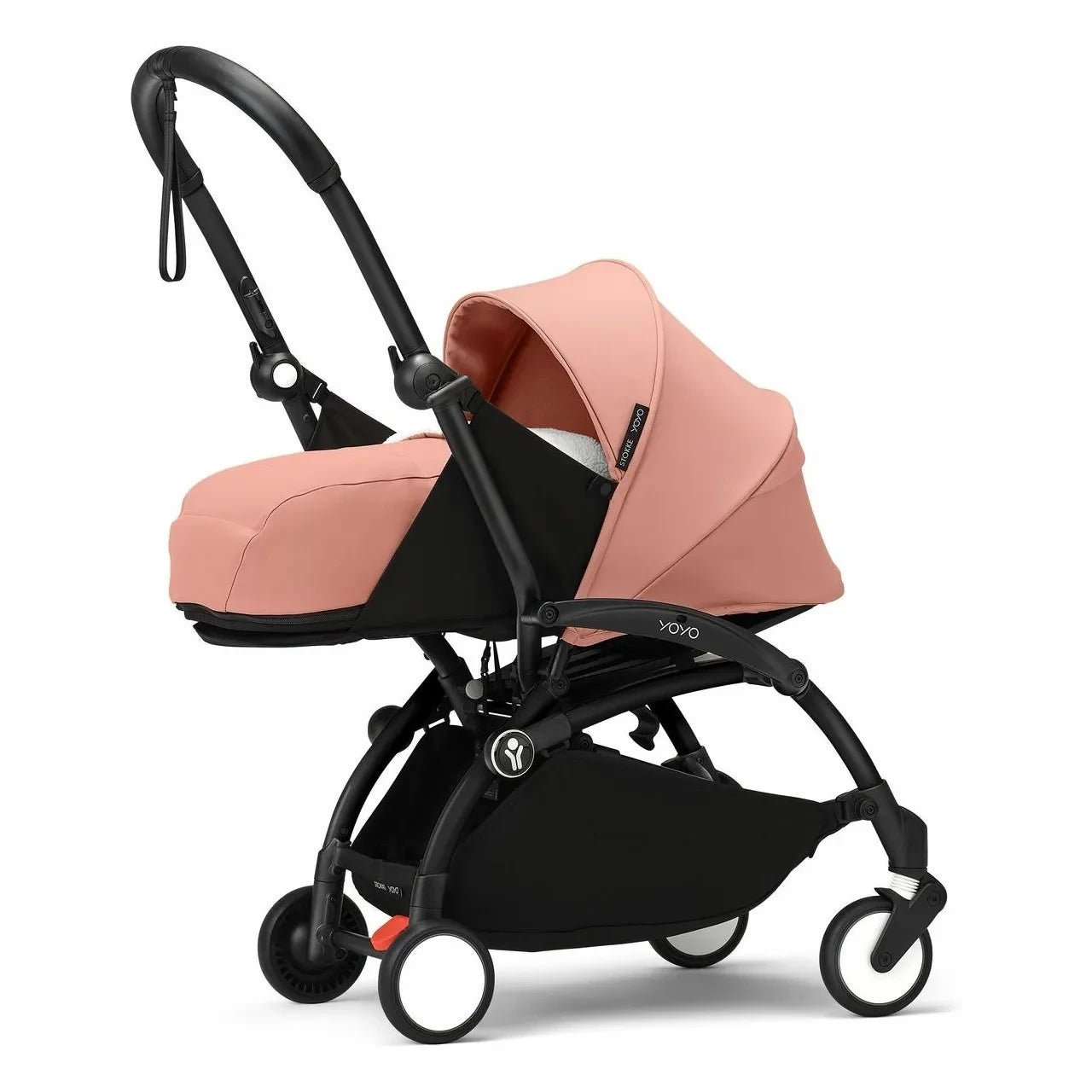 Stokke® - YOYO³ 0+ Kinderwagen für Neugeborene schwarzes Gestell | Ginger