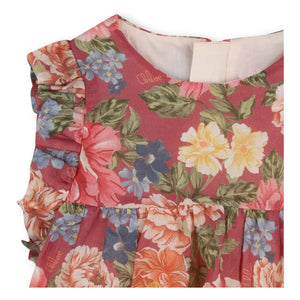 Chloé – Fleurie Top und Bloomer Set aus Bio-Baumwolle | Palisander