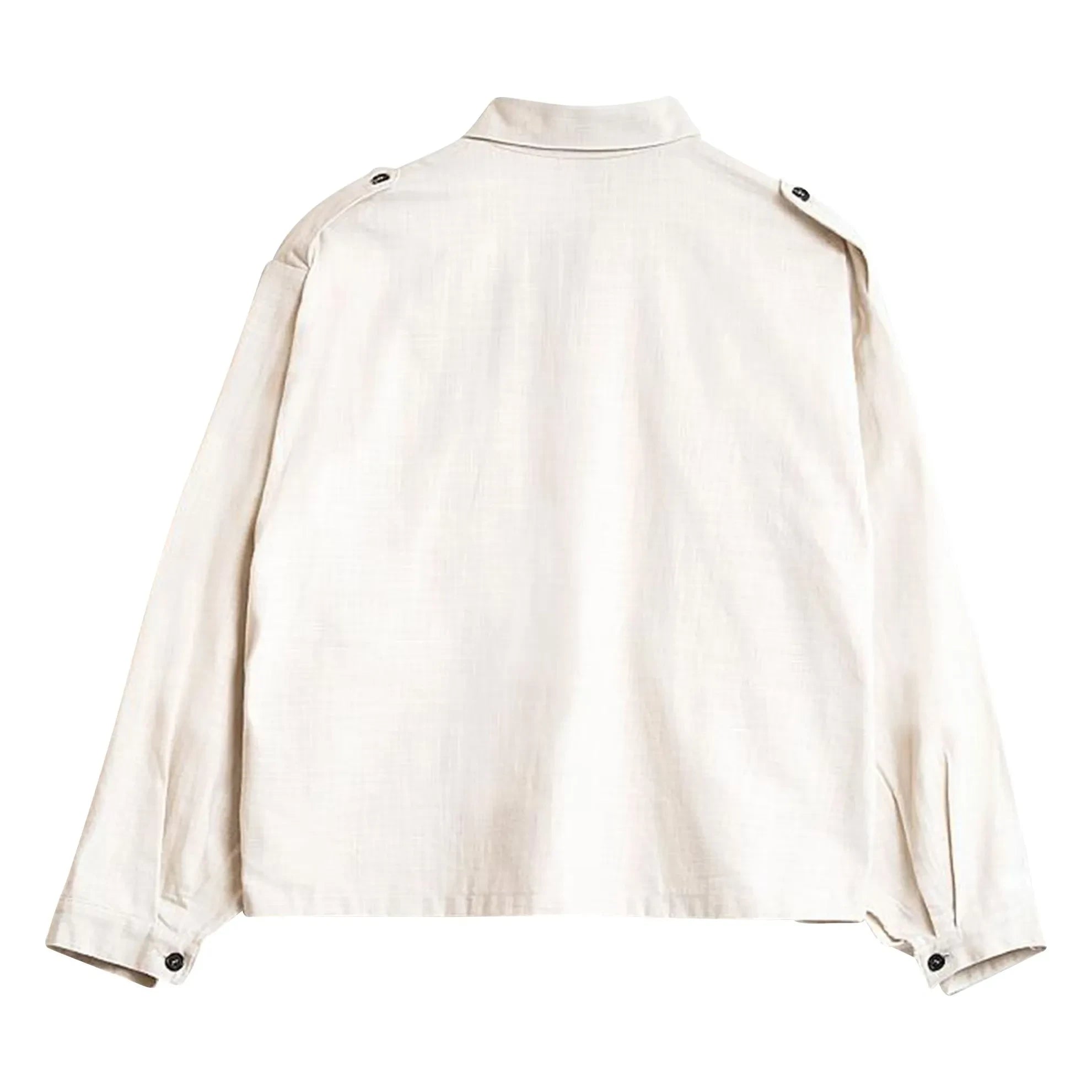 Wooden Store - Militär-Overshirt | Creme