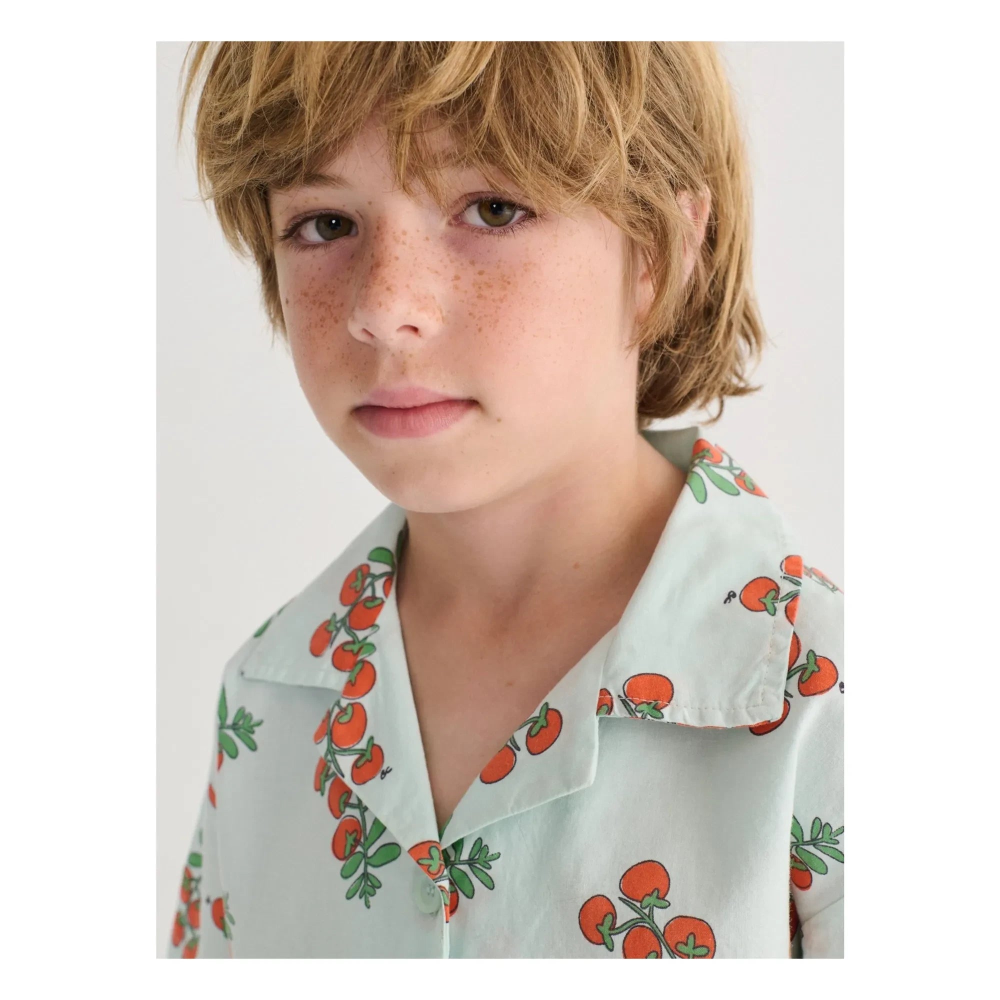 Bobo Choses - Organic Cotton Tomato Shirt | Light blue