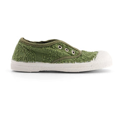 Bensimon - Tennis Elly Broderie Anglaise | Haki