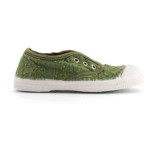 Bensimon - Tennis Elly Broderie Anglaise | Haki