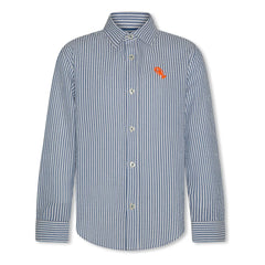 AO76 - Alan Lobster gestreiftes Hemd | Blau
