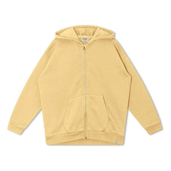 Matona - Kapuzen-Sweatjacke aus Bio-Baumwolle | Blassgelb