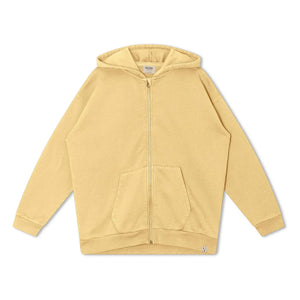 Matona - Kapuzen-Sweatjacke aus Bio-Baumwolle | Blassgelb