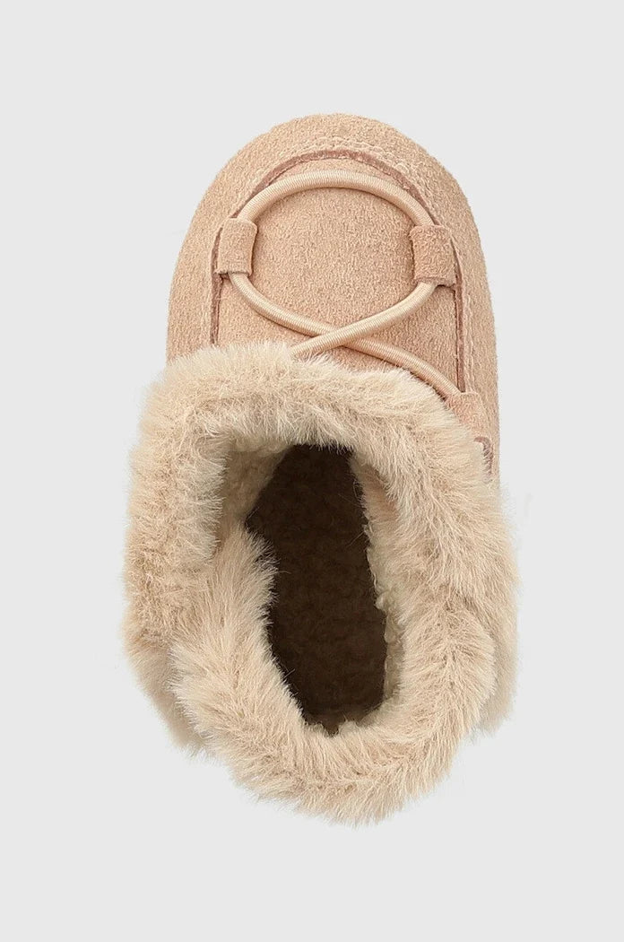 Moon Boot Crib Çocuk Süet Kar Botu