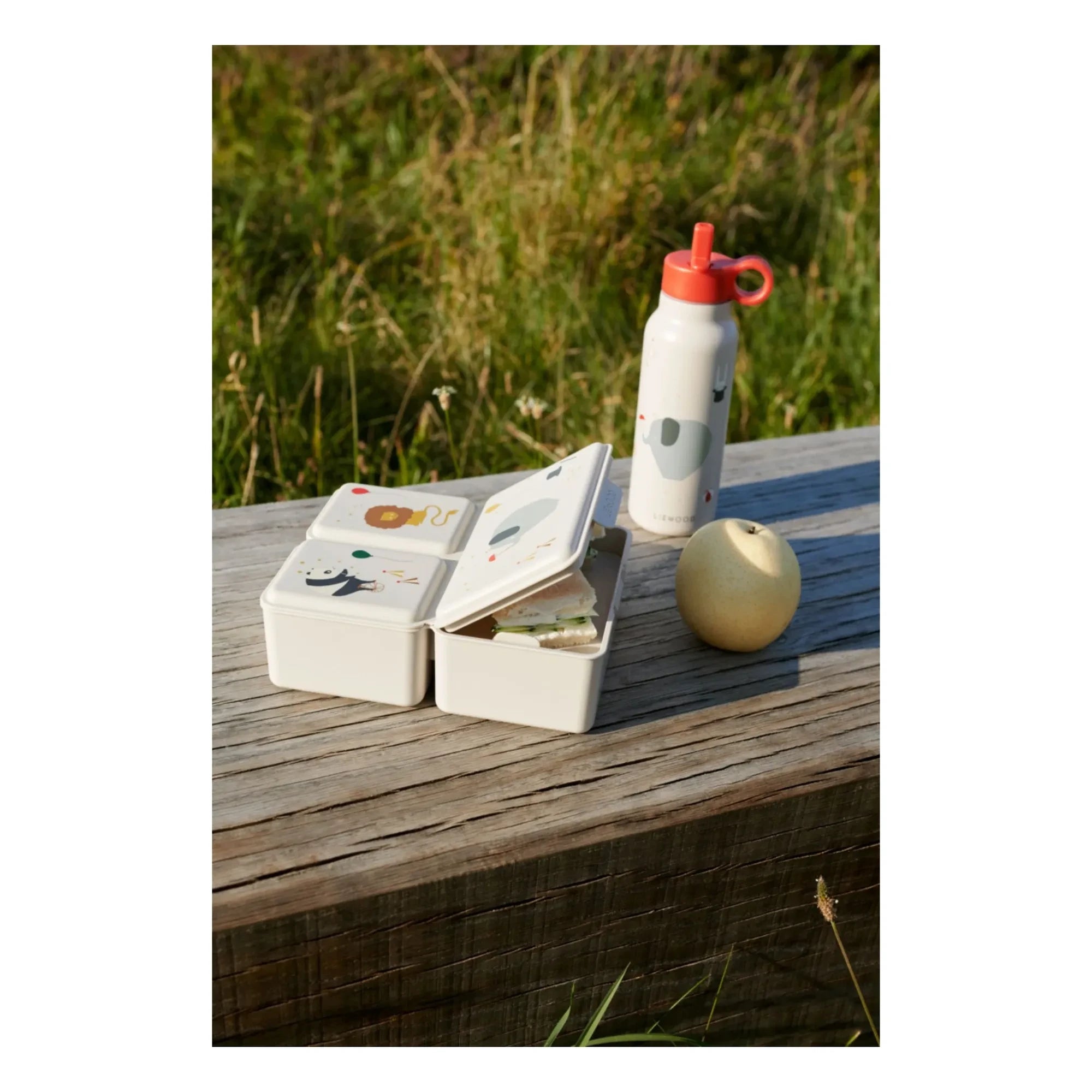 Liewood - Falk şişe - 350 ml | Circus/Sandy