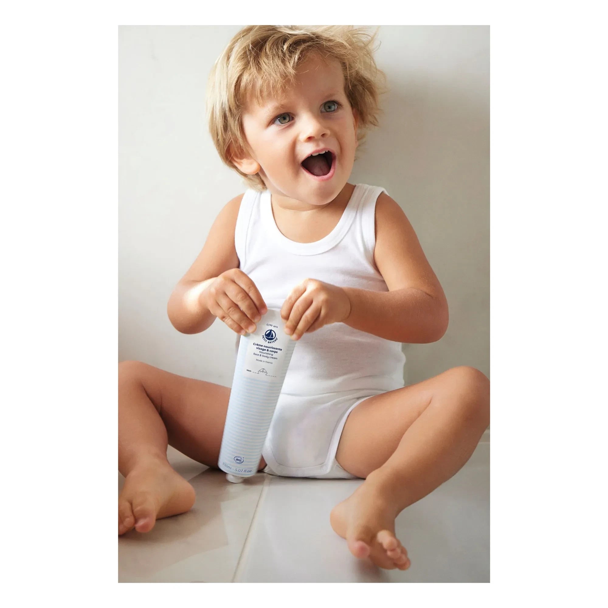 Petit Bateau - Besleyici yüz ve vücut kremi - 150 ml