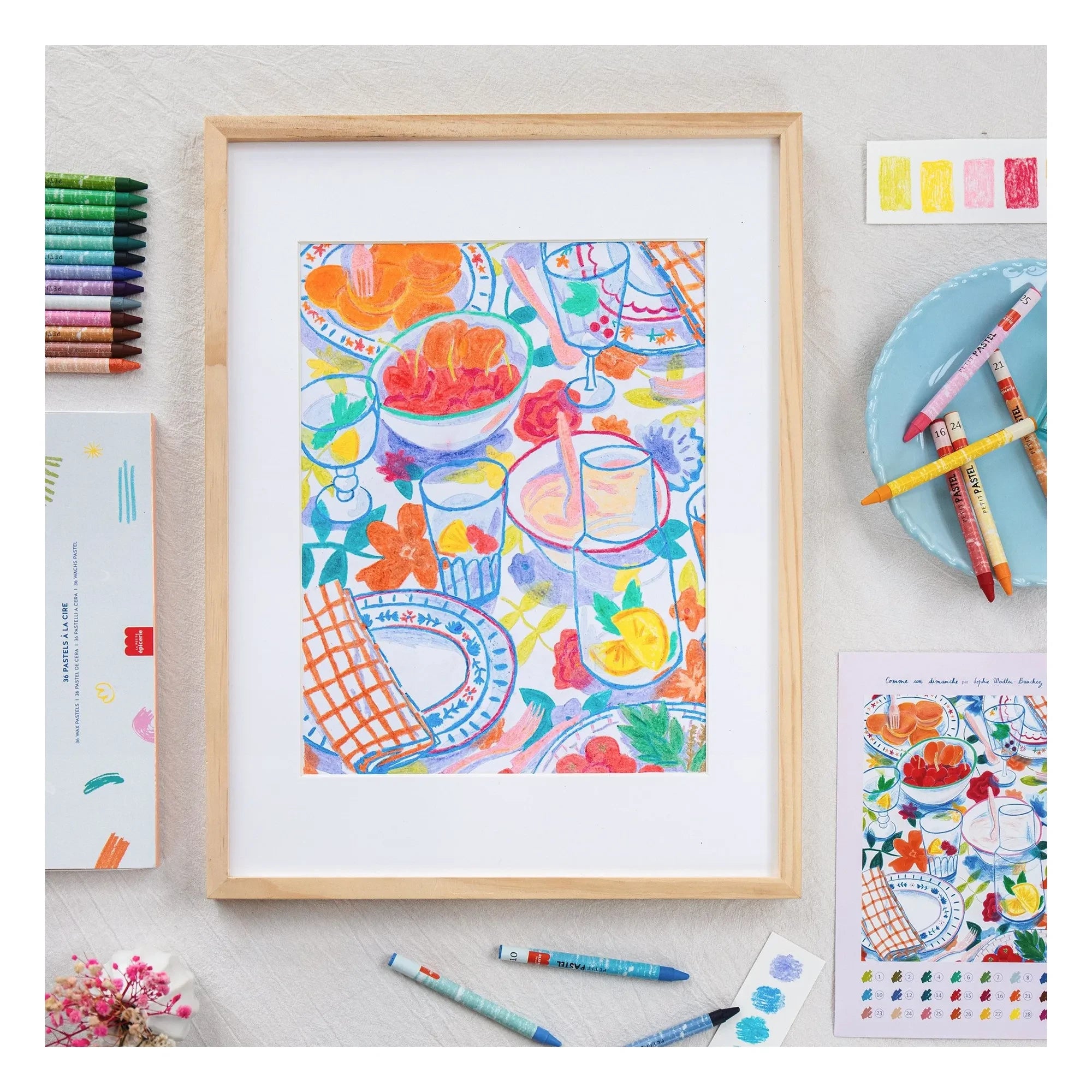 La Petite Épicerie - Numaralı pastel seti - Comme un Dimanche