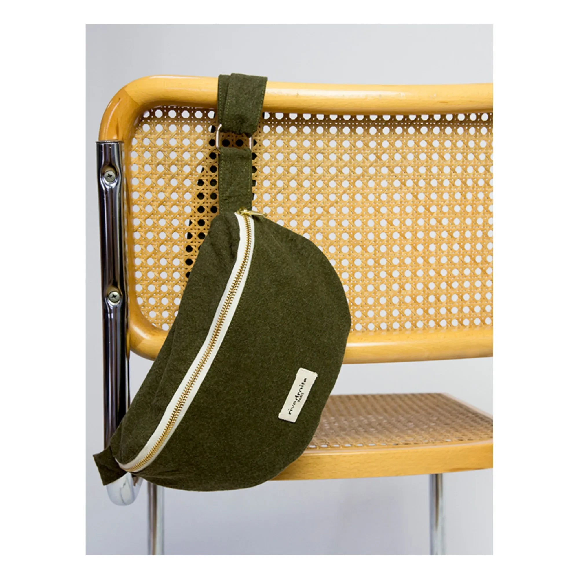 rivedroite - Custine Recycelte Baumwoll-Gürteltasche | Khaki