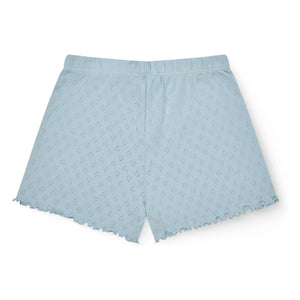 Copenhagen Colors - Pointelle Organic Cotton Shorts | Light Blue