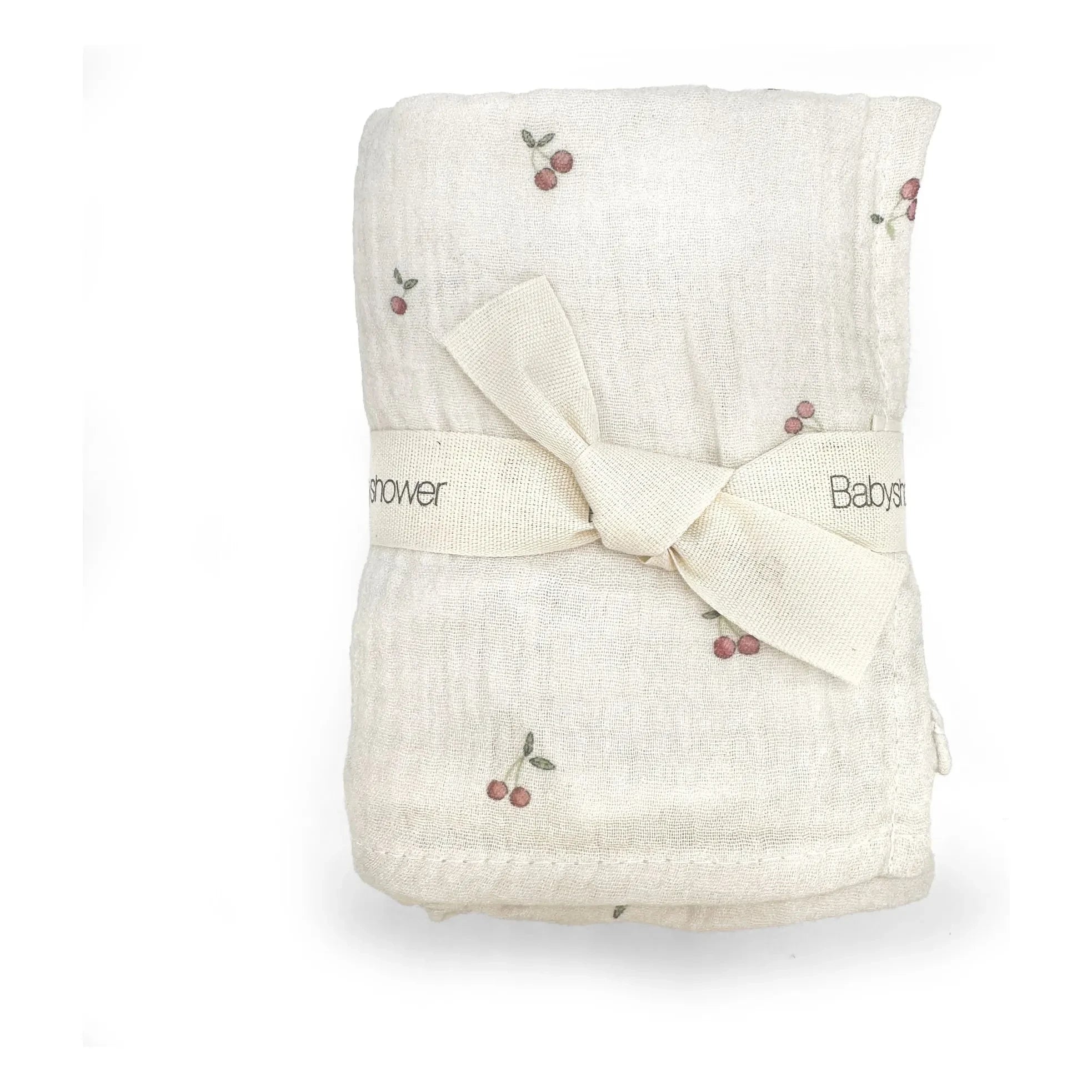 Babyshower - Cherries Nappies - 3’lü Set | Ecru