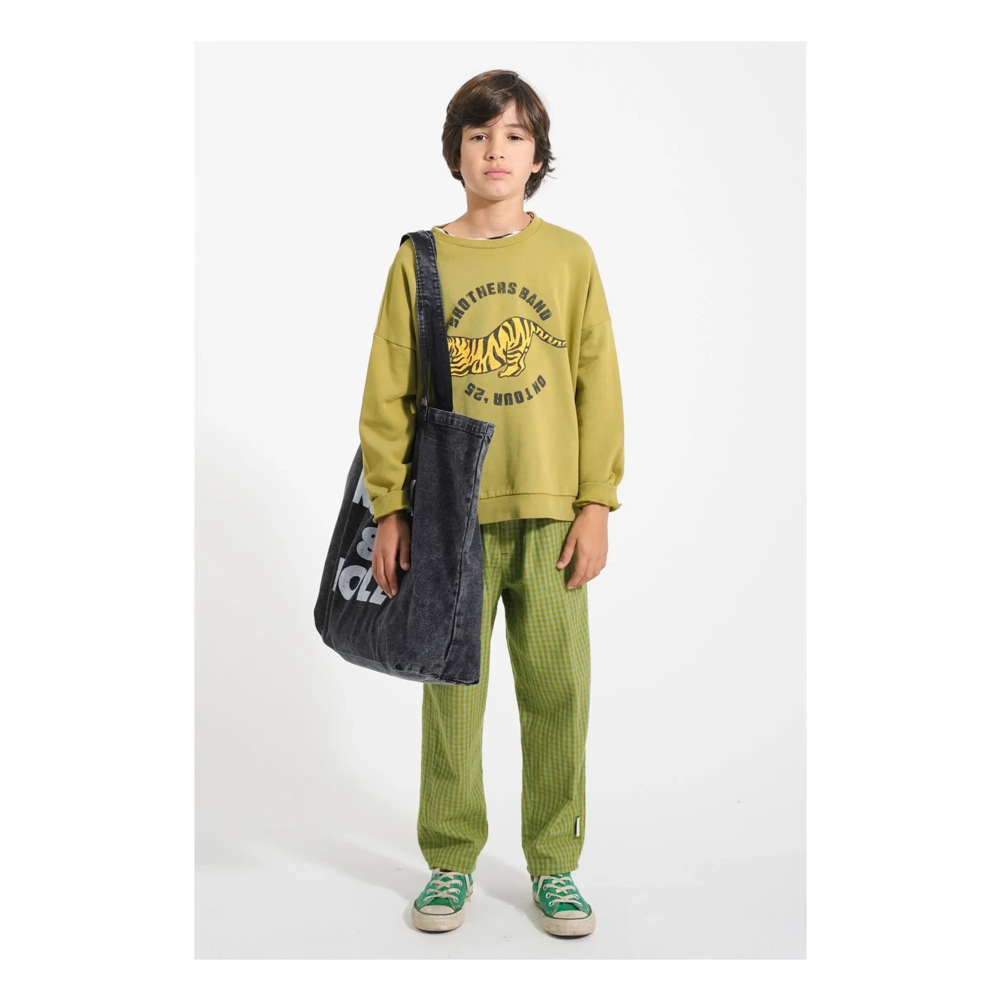 Piupiuchick - Tiger Sweat Organik Pamuk | Zeytin