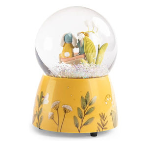 Moulin Roty - Musical snow globe - Trois petits lapins