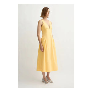 Posse - Lindie Baumwollkleid | Gelb