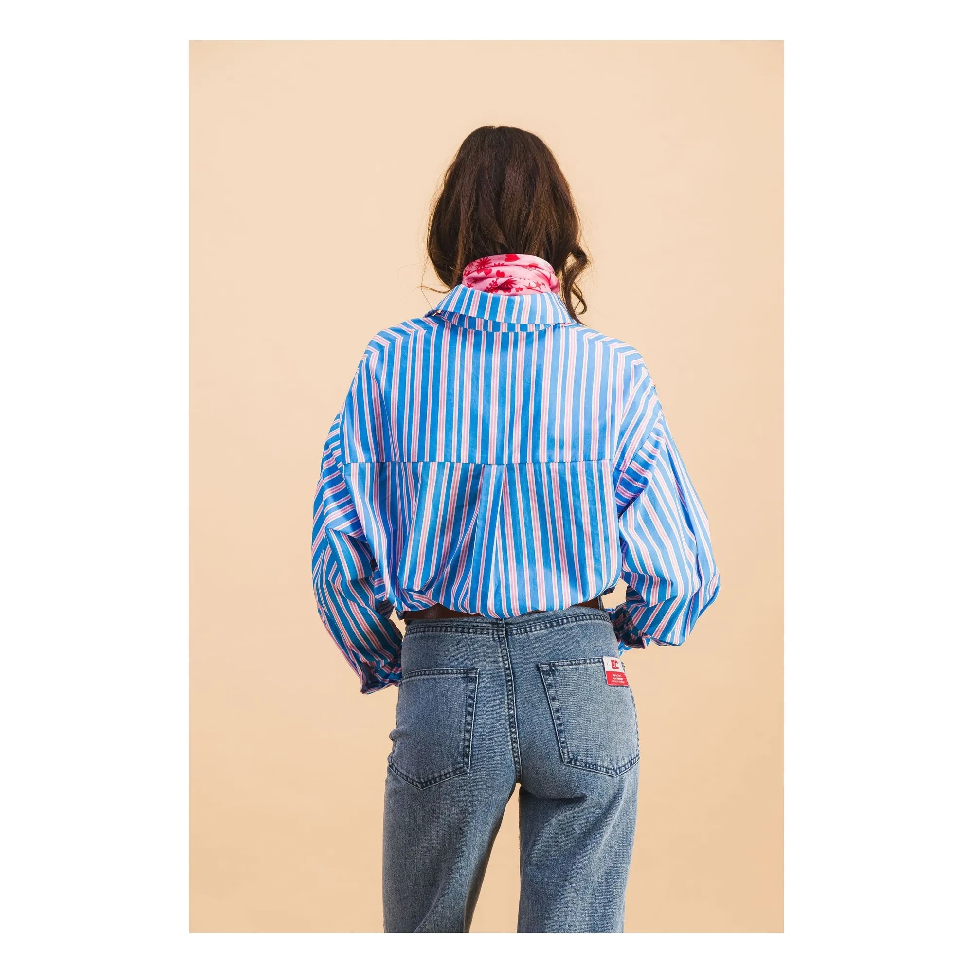 Elise Chalmin - Dona Striped Shirt | Blue