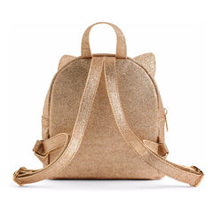 Molo - Rucksack Katze mit rosa-goldenen Pailletten