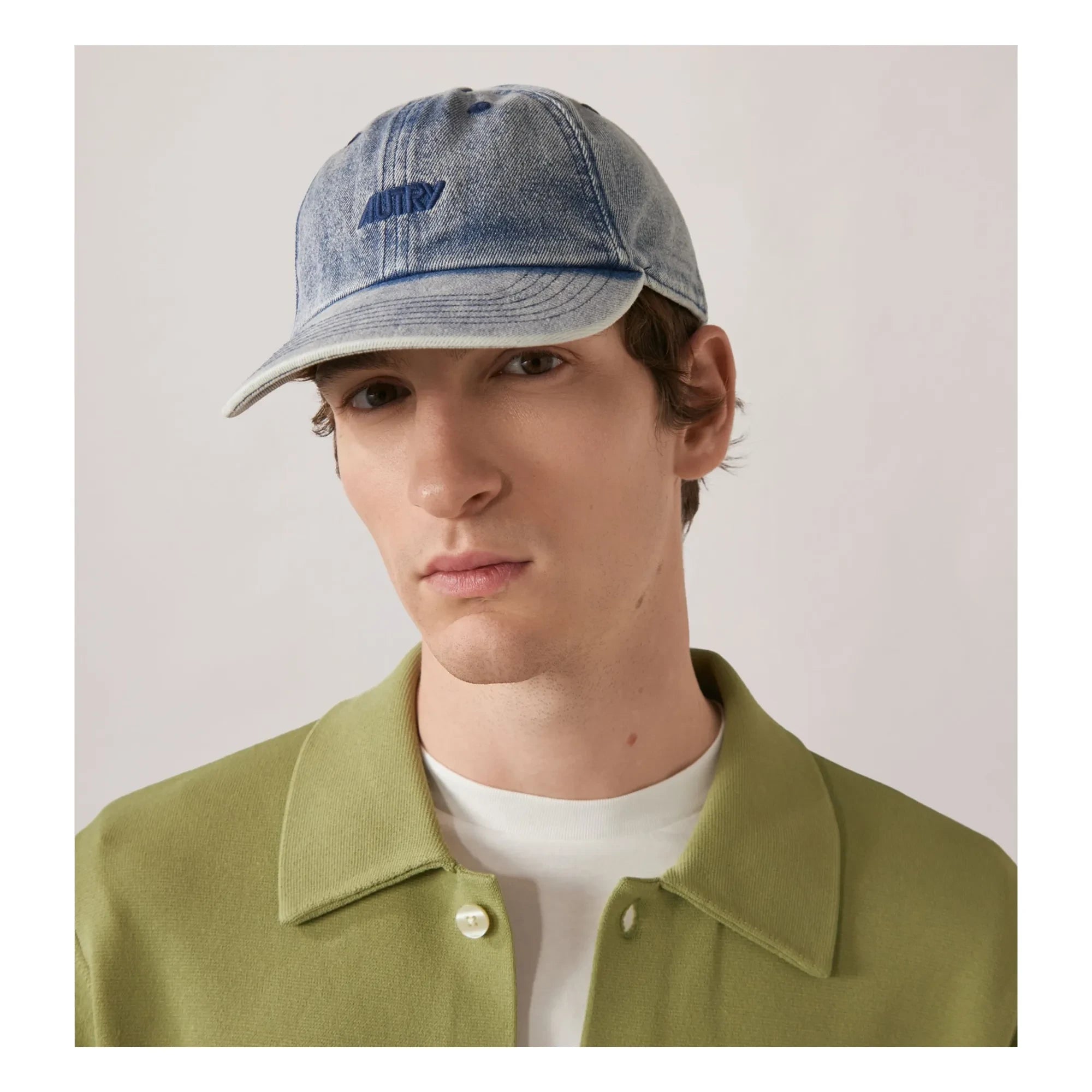 Autry - Autry Denim şapka | Gri mavi
