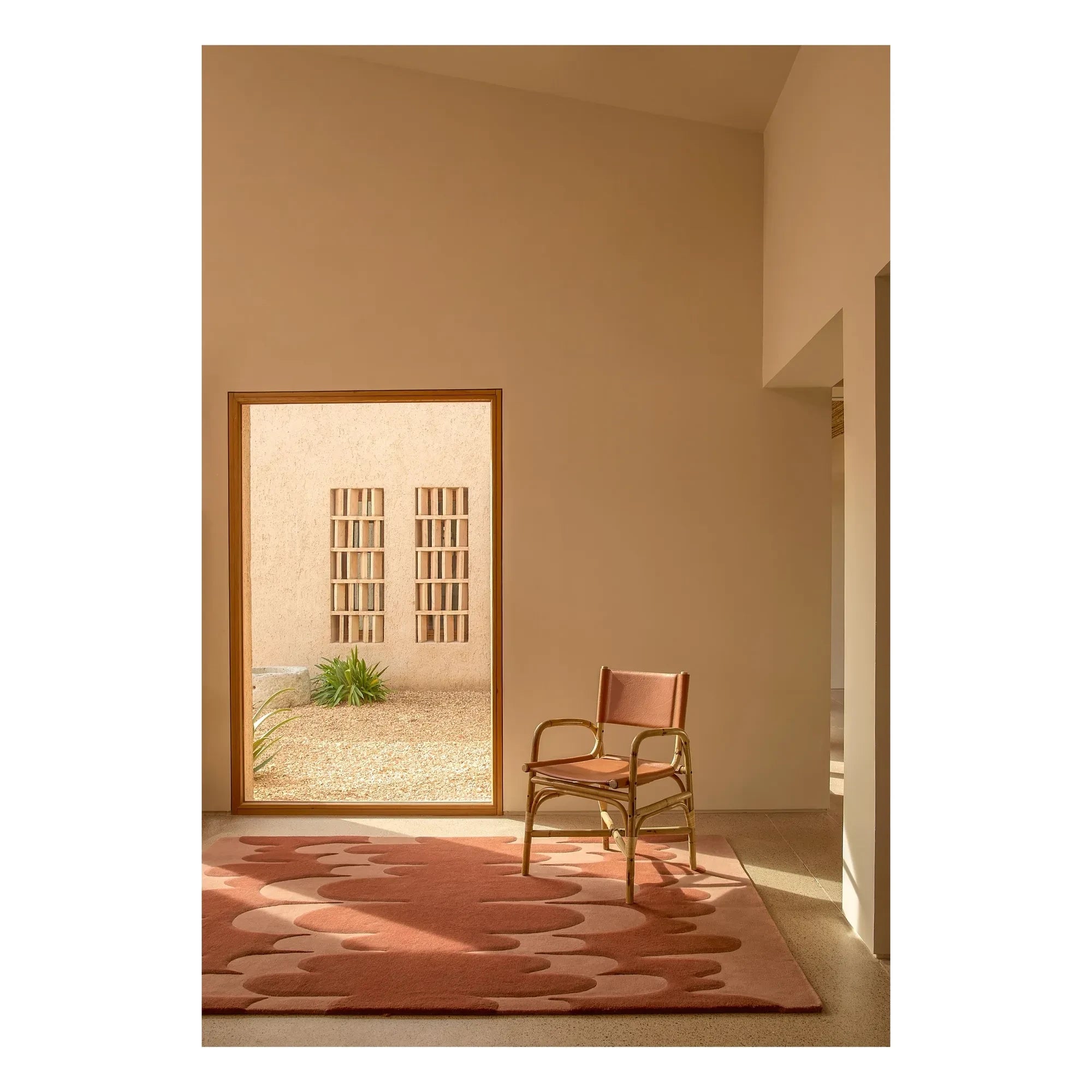 Nanimarquina - Echo yün halı, Lucia Eames | Terracotta
