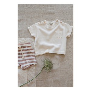 1+ in the Family - Delion Waffle T-Shirt | Ecru