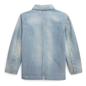 Ralph Lauren - Çizgili Denim Ceket | Denim