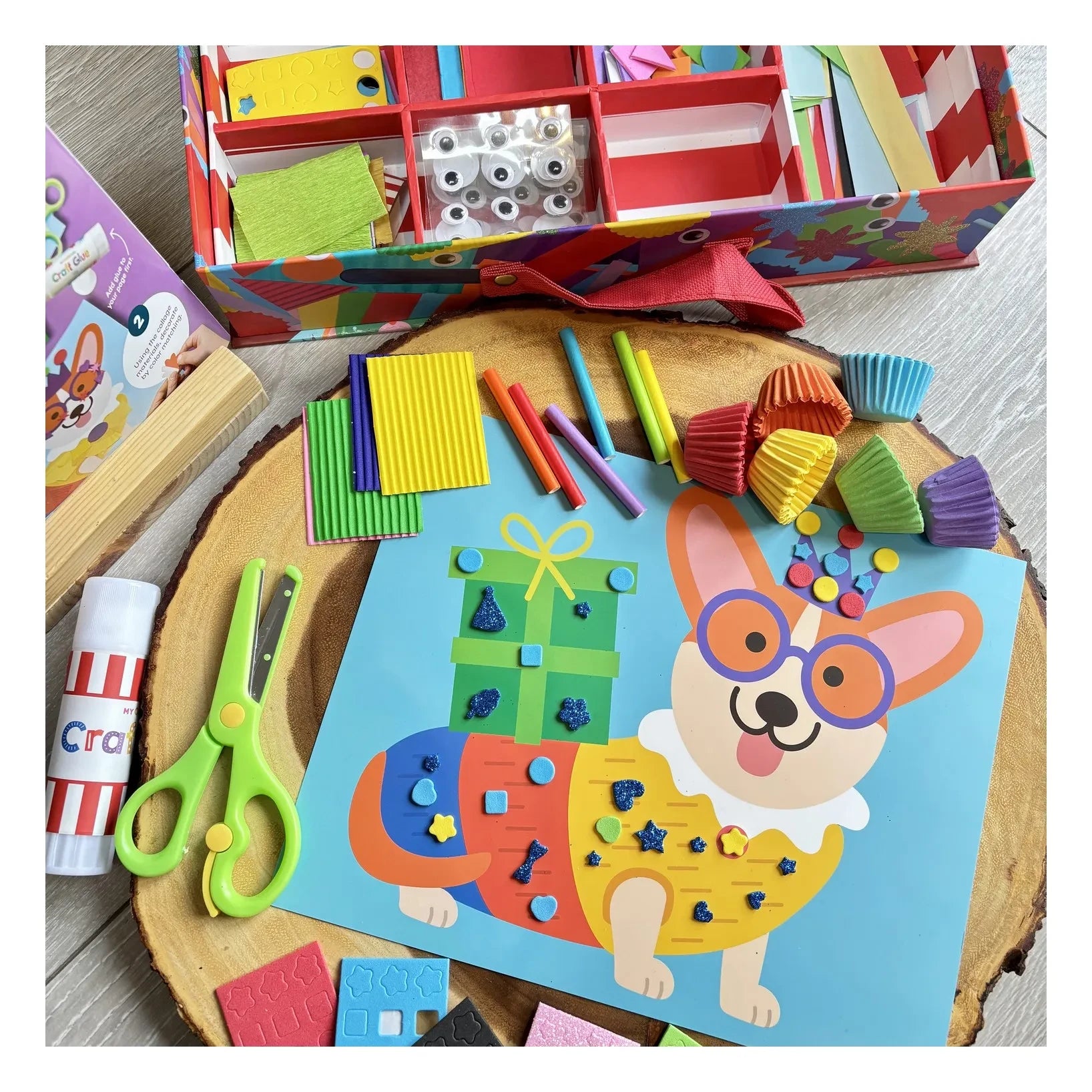 My Creative Box - Yaratıcı Kolaj Kiti - Hayvanlar Karnavalı