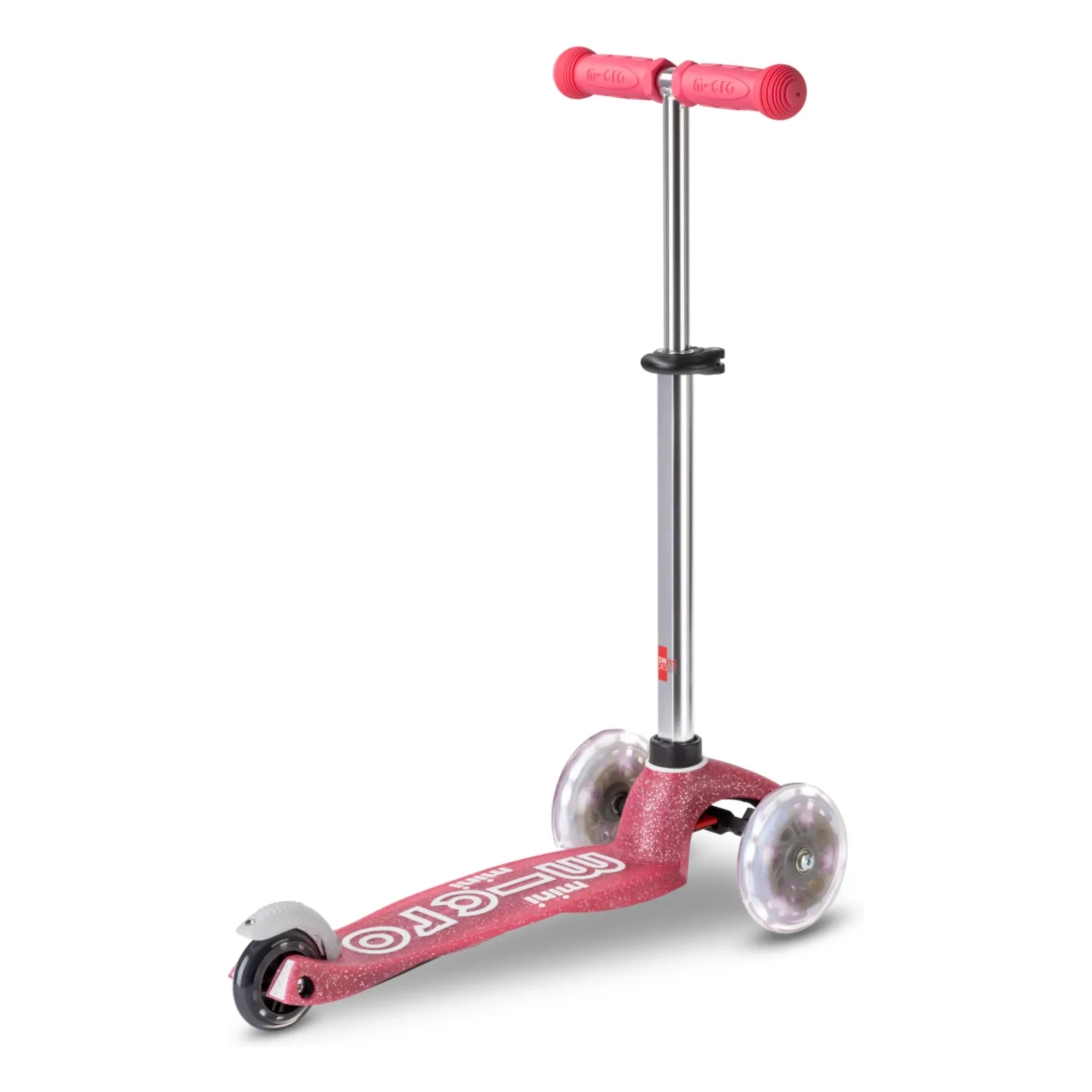 Micro - Mini LED Simli Scooter | Pembe