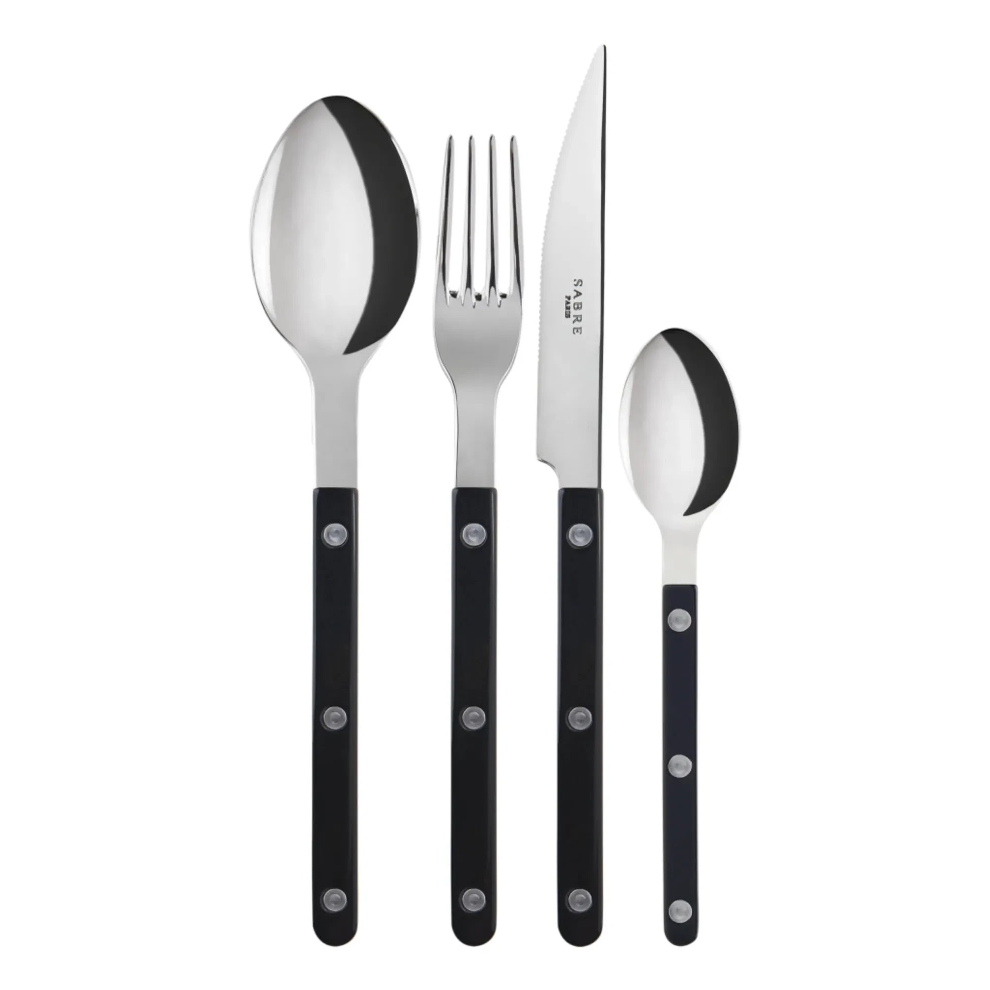 Sabre – Besteckset – 4-teilig | Schwarz