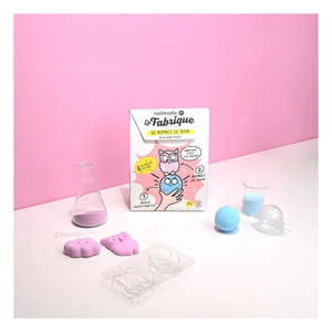 Nailmatic Kids - La Fabrique banyo bombası seti - 3 bomba | Pembe