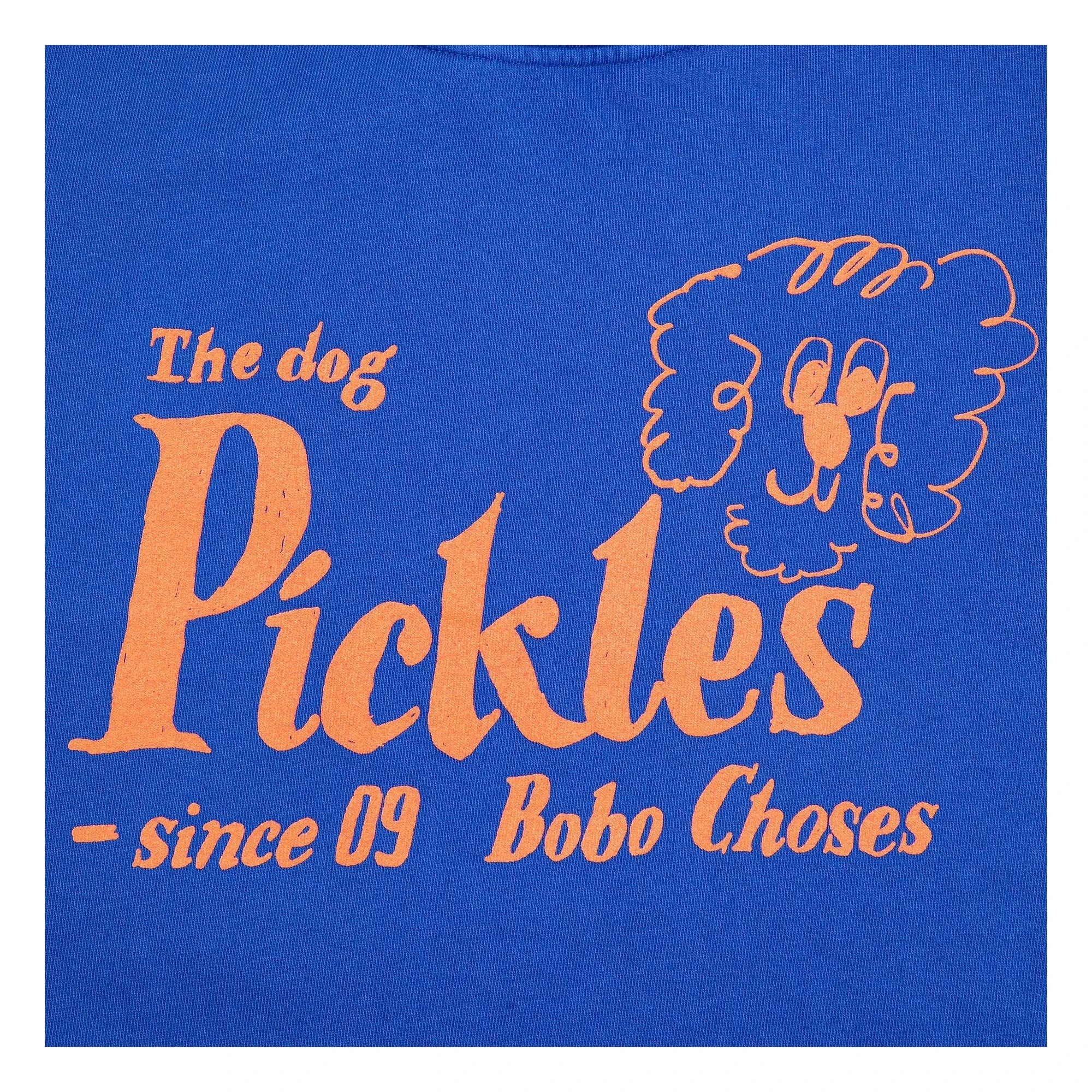 Bobo Choses - The Dog Pickles Organic Cotton Sweatshirt | Royal Blue