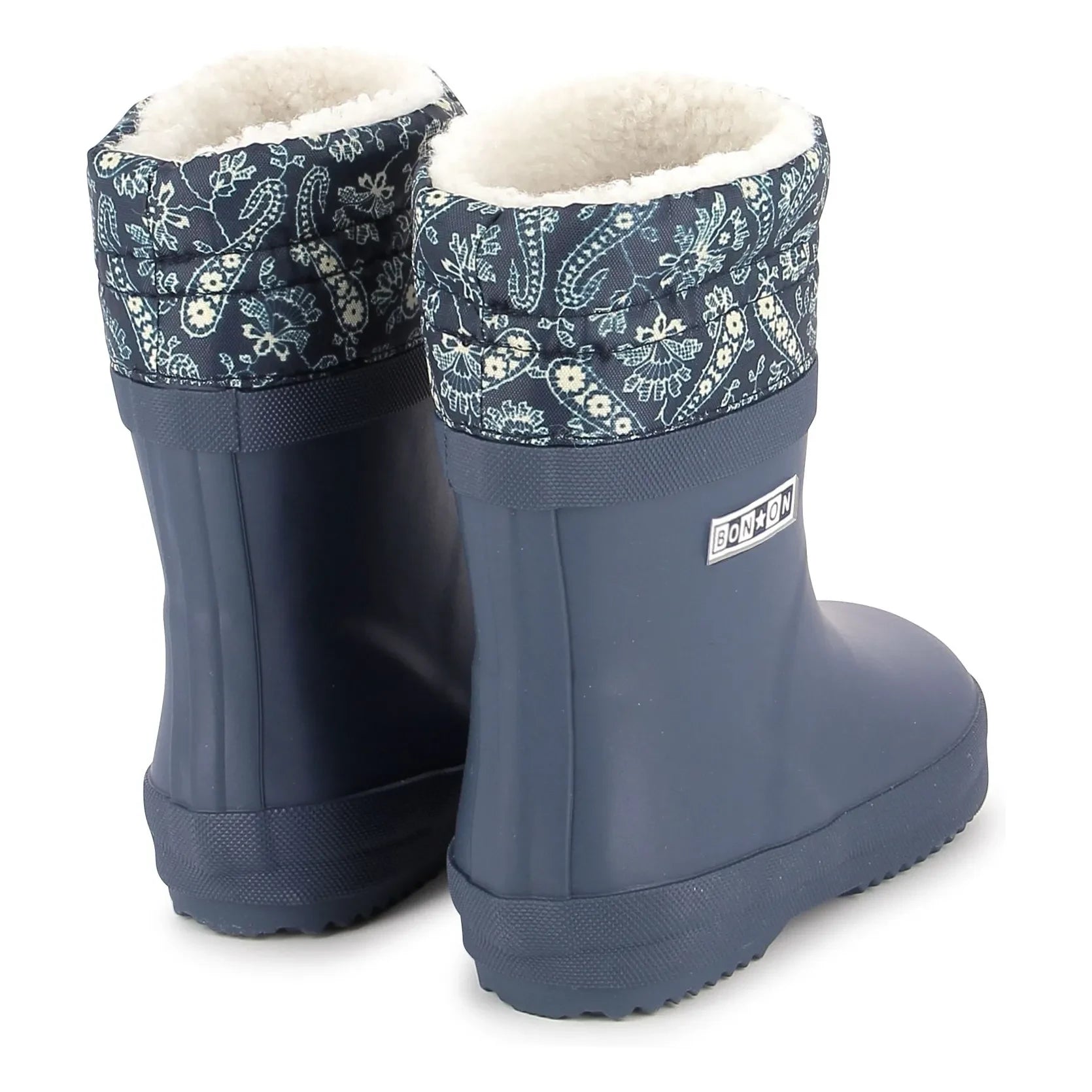 Bonton - Ploc Pelz-Regenstiefel | Marineblau