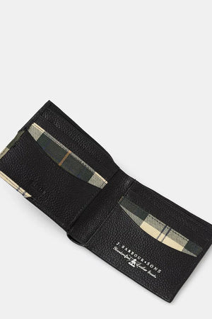 Barbour RFID erkek deri cüzdan Tarbert