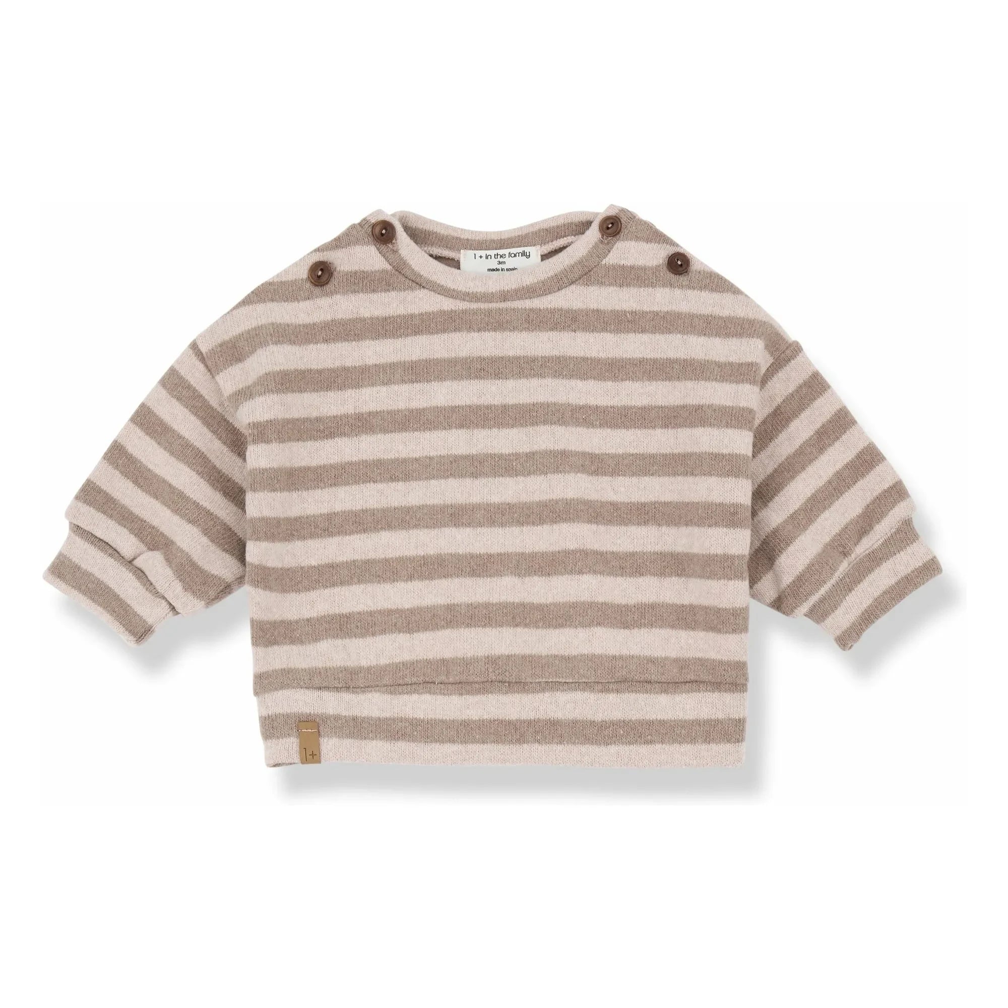 1+ in the family - Dirk sweatshirt | Nude