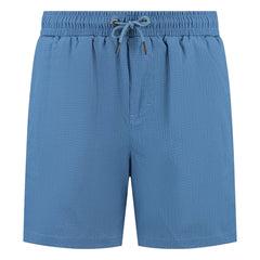 Beachlife - Seersucker Yüzme Şortu | Mavi