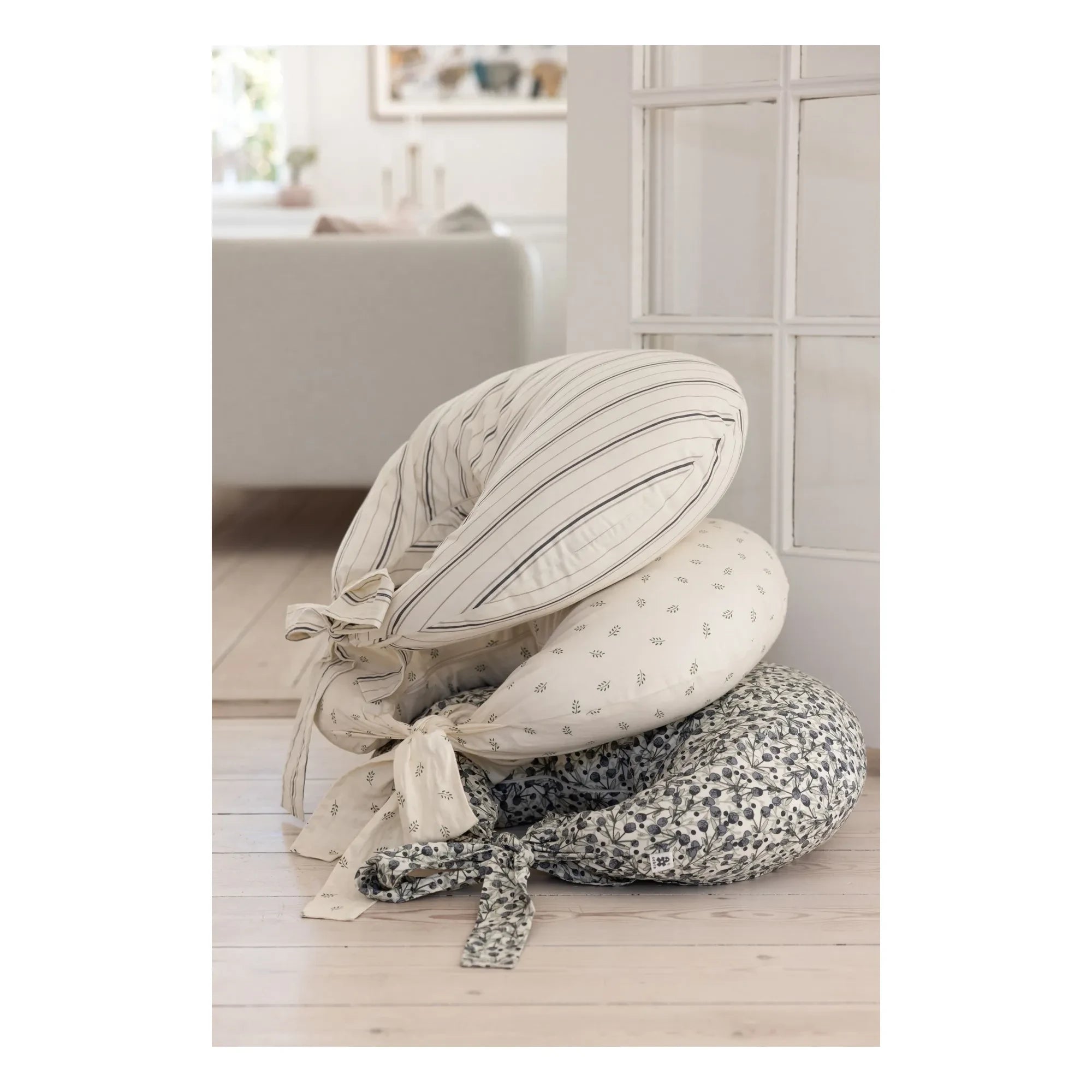 Sebra - Stillkissen Olive Blau | Blau