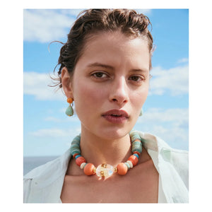 Lizzie Fortunato - Citrus Splash Küpeler | Mavi