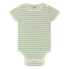 FUB - Striped organic cotton bodysuit | Ecru